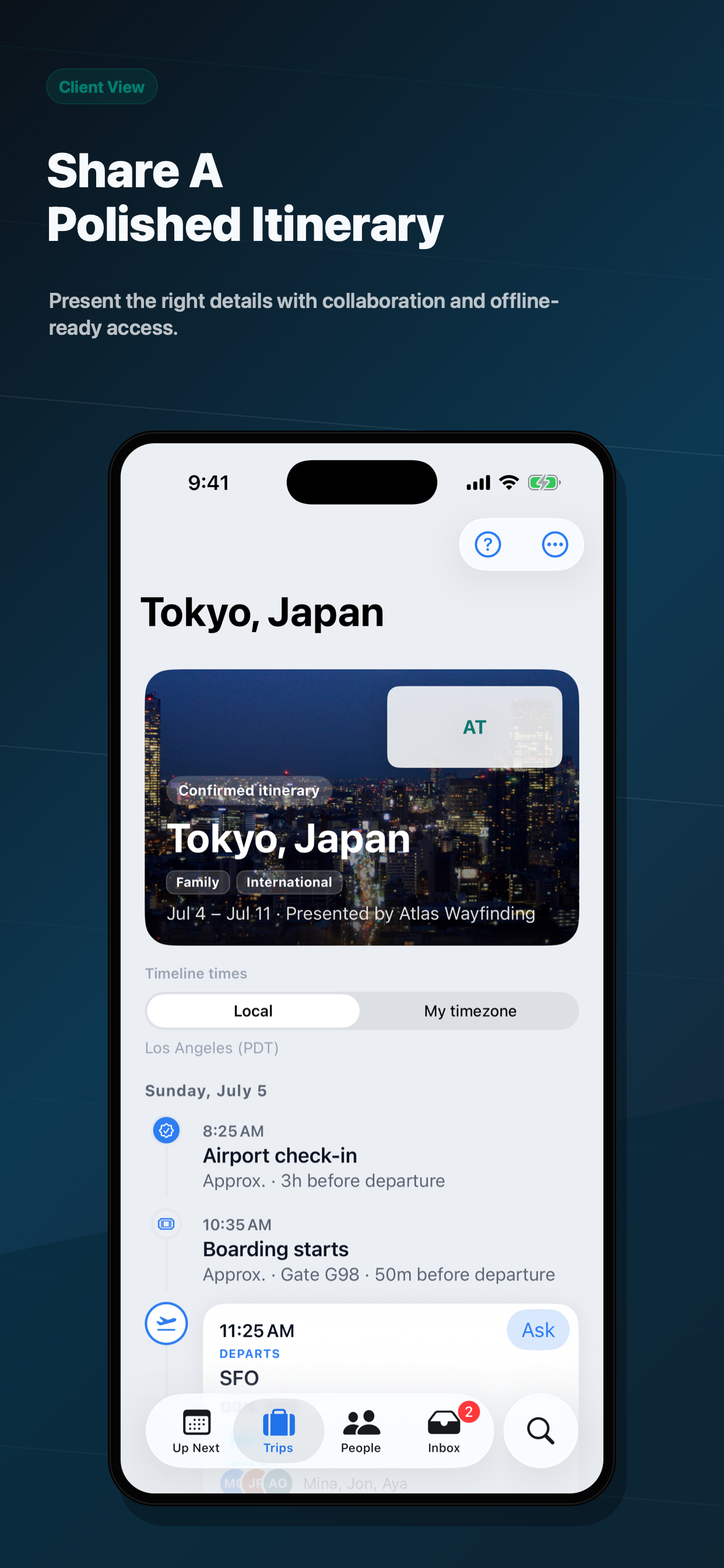 Wayporter App Store preview screen 4